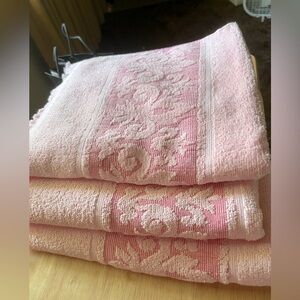 Vintage Sears MCM bath towels